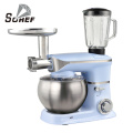 Large capacity 2000w 10l muli function 3 in 1 stand mixer with meat grinder and blender accessories